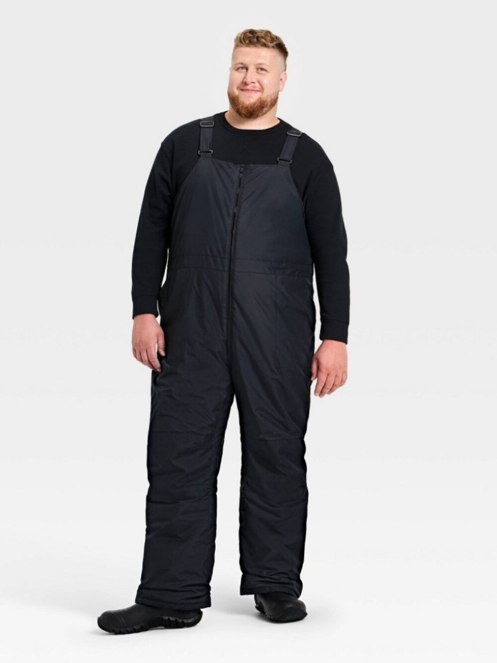Men's Big Snow Bib Pants - All In Motion™ Black 3XL